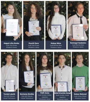 Díjazott diákok Gyálon