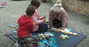 Ökolabirintus a gyáli közházban