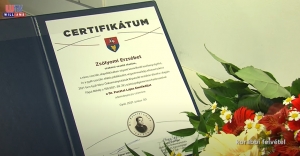 dr  Pusztai Lajos emlékdíjat kapott Zsólyomi Erzsébet Gyálon